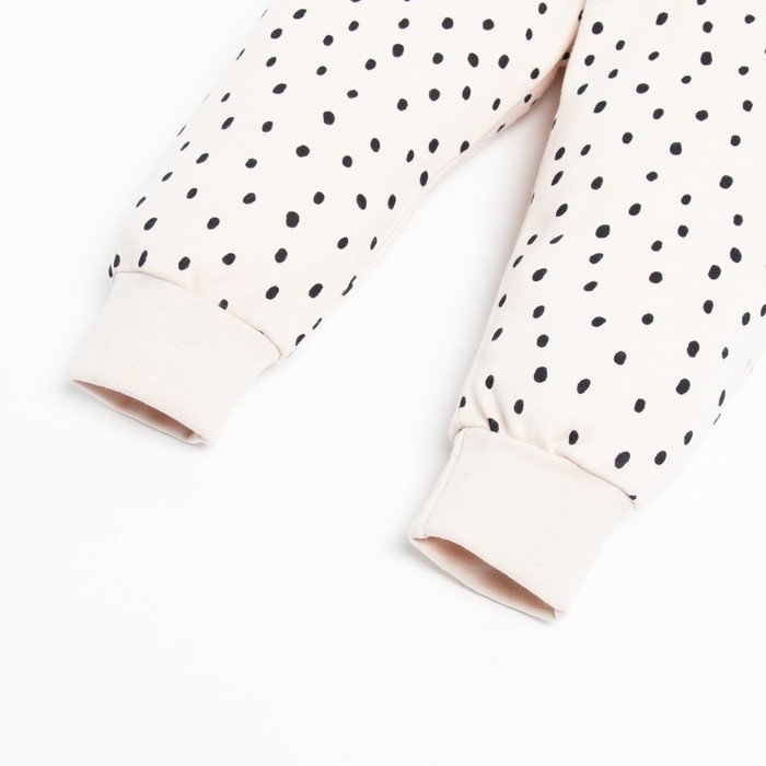 Комплект: джемпер и брюки Крошка Я &laquo;Киса&raquo;, рост 80-86 см, цвет бежевый