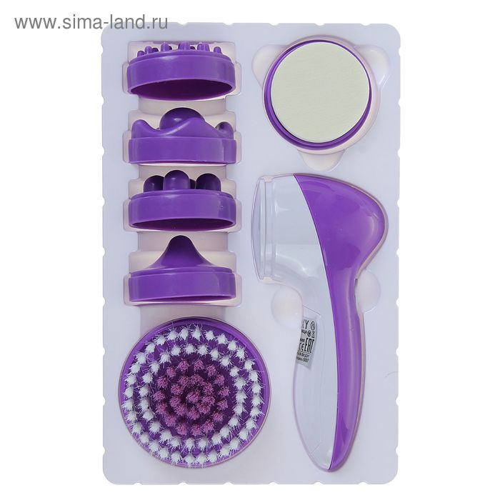 Массажер для лица Galaxy GL 4941, 6 насадок, 2 скорости, 2хАА (не в комплекте) Массажер для лица Galaxy GL 4941, 6 насадок, 2 скорости, 2хАА (не в комплекте)