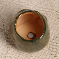 Горшок "Лягушка" зеленый, 8,5х8х9см Горшок "Лягушка" зеленый, 8,5х8х9см