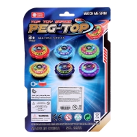 Набор волчков &laquo;Быстрая атака&raquo;, с устройством запуска, цвета МИКС