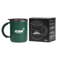 Термокружка "Мастер К" Поход "Настоящий мужчина",450 мл, сохраняет тепло 2 ч, 12.5 х 10.5 см