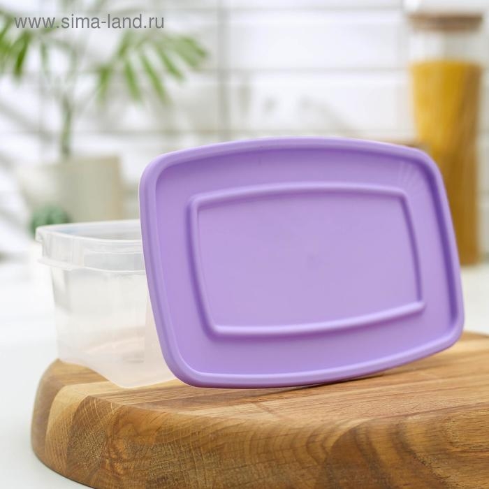 Контейнер для продуктов &laquo;Каскад&raquo;, 1 л, прозрачный, крышка микс