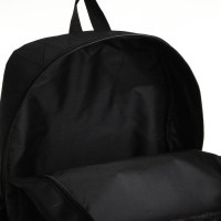 Рюкзак школьный на молнии, 3 кармана, цвет чёрный Рюкзак школьный на молнии, 3 кармана, цвет чёрный