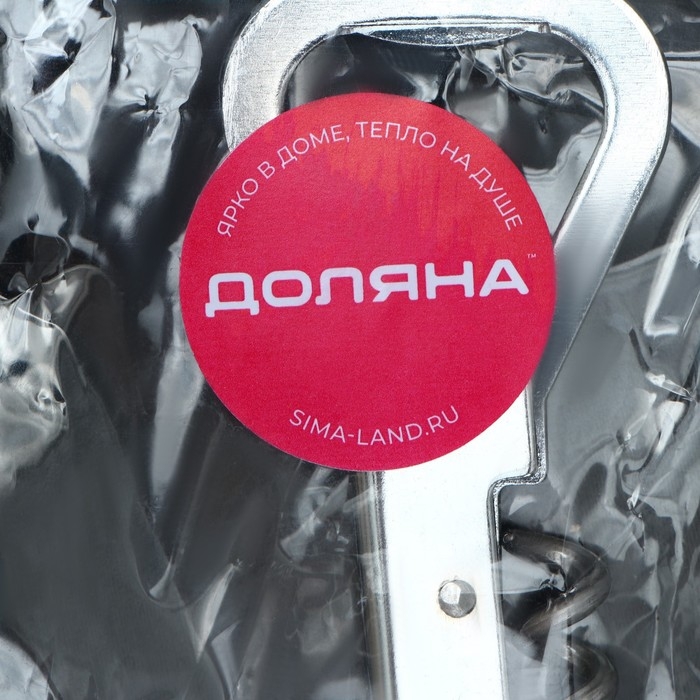 Штопор - открывашка Доляна «Универсальная», 14 см, цвет серебристый Штопор - открывашка Доляна «Универсальная», 14 см, цвет серебристый