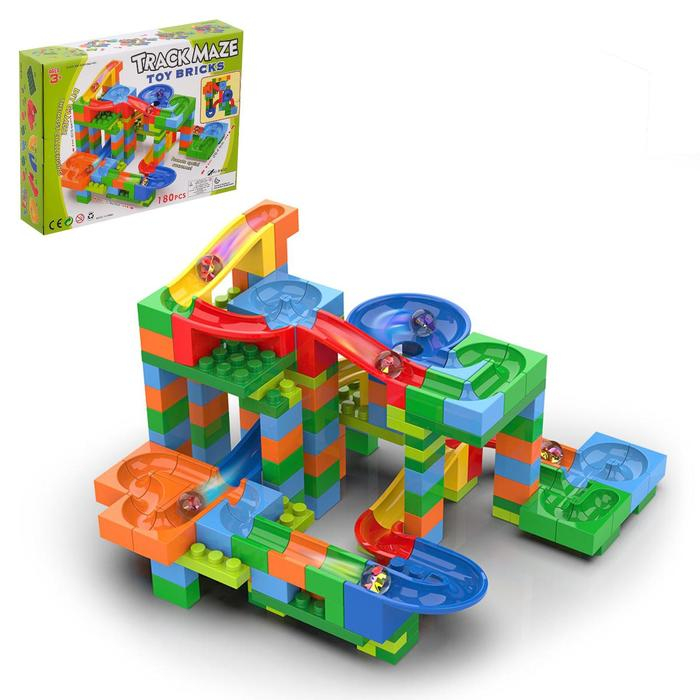 Конструктор блочный марблс &laquo;Турбошарики&raquo;, 180 деталей