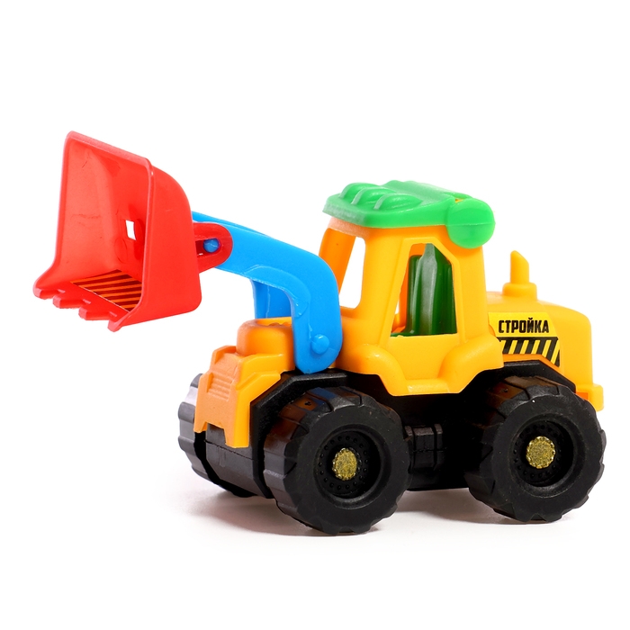 Набор тракторов &laquo;Весёлая стройка&raquo;, инерционные, в наборе 6 шт., цвет МИКС