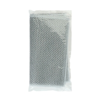 Тряпка для зачистки металла, CARTAGE, металлическая, 2 слоя, 20&times;20 cм, набор 5 шт