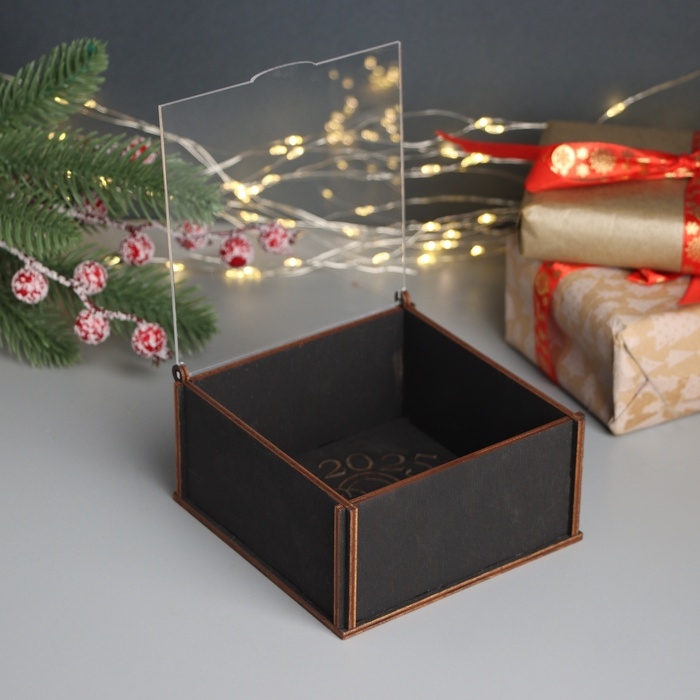 Новогодняя шкатулка Новогодняя шкатулка "Кобра" 6х12х12 см