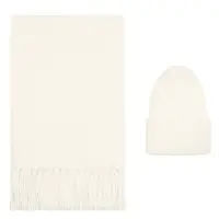 Шарф Flette, белый (молочный)