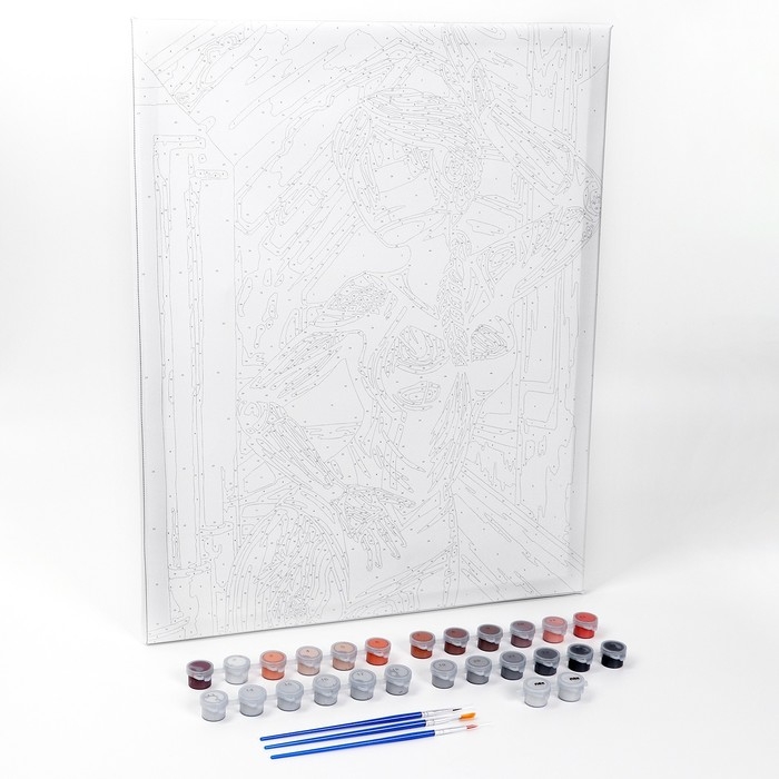 Картина по номерам на холсте с подрамником &laquo;Пластичная балерина&raquo;&lrm;, 40 х 50 см