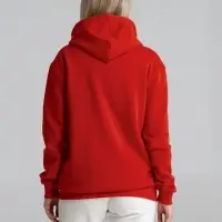 Толстовка на молнии с капюшоном Unit Siverga Heavy красная, размер M