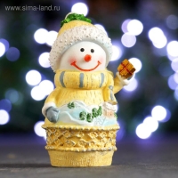 Фигура "Снеговик" 7х5х9см, МИКС Фигура "Снеговик" 7х5х9см, МИКС