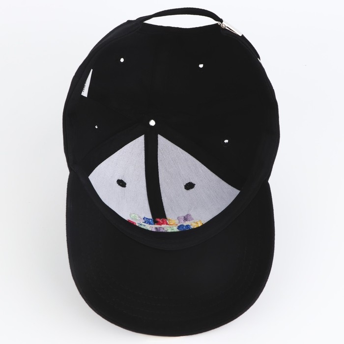 Кепка женская Mikro Kosmos, цвет чёрный, р-р 56 Кепка женская Mikro Kosmos, цвет чёрный, р-р 56