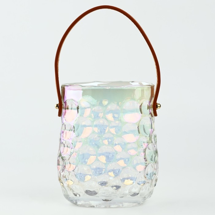 Ваза для цветов &laquo;Орион&raquo; из прозрачного стекла 15&times;13&times;8,5 см