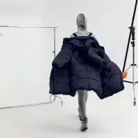 Пуховик унисекс Kapsula, черный, размер ХL/ХХL