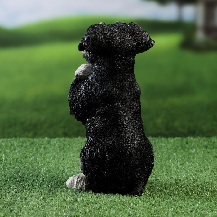 Садовая фигура Садовая фигура "Попрошайка Шнауцер" 9х10х21см