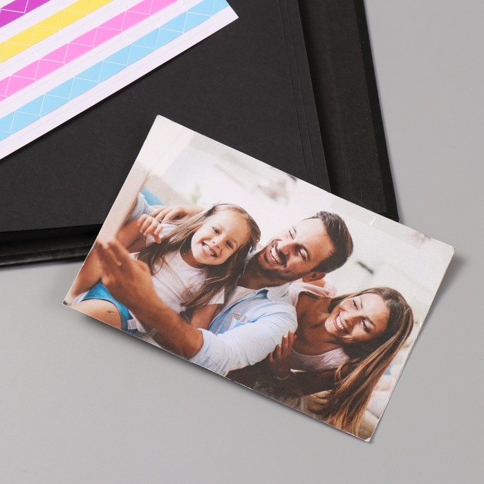 Фотоальбом 25 листов (уголки+кольца) Namaste золото 19х27х3 см