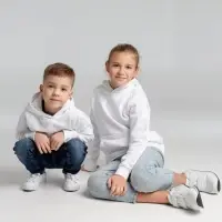 Толстовка детская Stellar Kids, белая, на рост 106-116 см (6 лет)