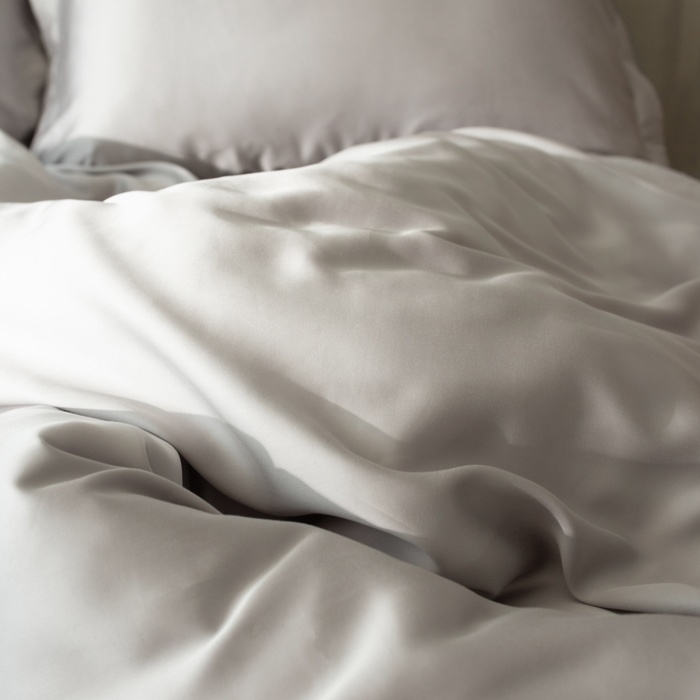 Пододеяльник SL Home Tencel 200*220 см , цв. светло-серый