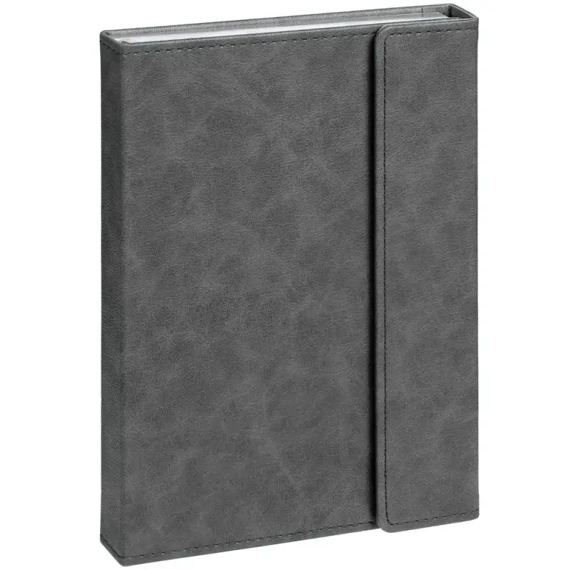 Ежедневник Flap на заказ, недатированный, серый