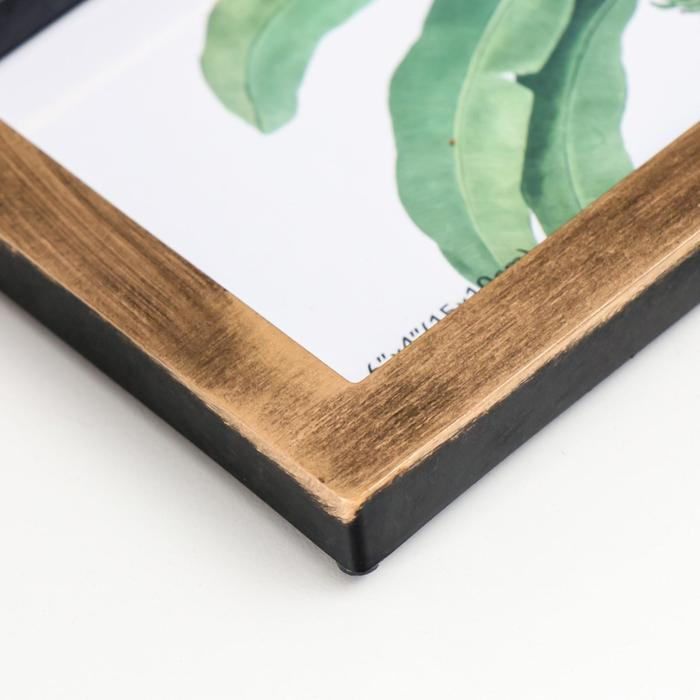 Фоторамка пластик на 6 фото 10х15 см Фоторамка пластик на 6 фото 10х15 см "Золотое дерево" тёмное золото 38х45 см