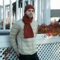 Шарф Bernard, коричневый (терракота) Шарф Bernard, коричневый (терракота)