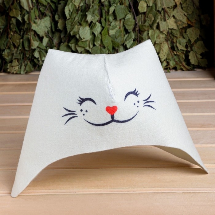 Шапка для бани Шапка для бани "Кошка"