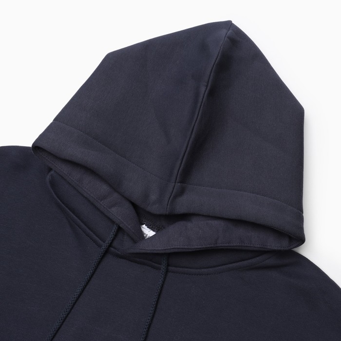 Толстовка мужская, цвет темно синий, размер M (46-48)