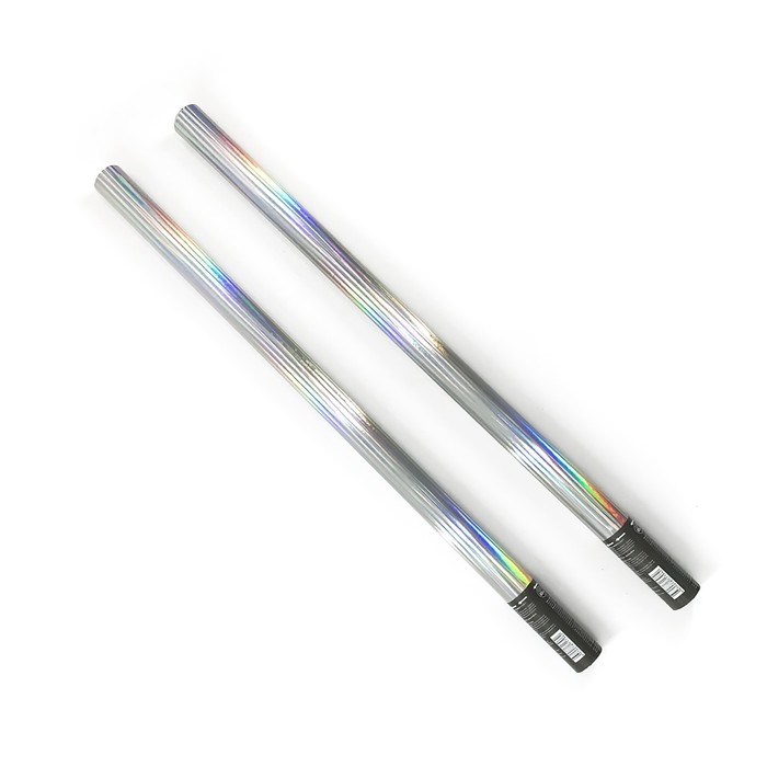 Пневмохлопушка &laquo;Голография&raquo;, серебряный серпантин, 80 см