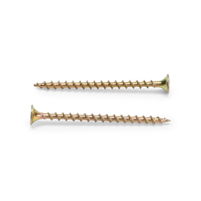 Саморезы универсальные ТУНДРА krep, 3.5х55 мм, жёлтый цинк, 500 шт. Саморезы универсальные ТУНДРА krep, 3.5х55 мм, жёлтый цинк, 500 шт.