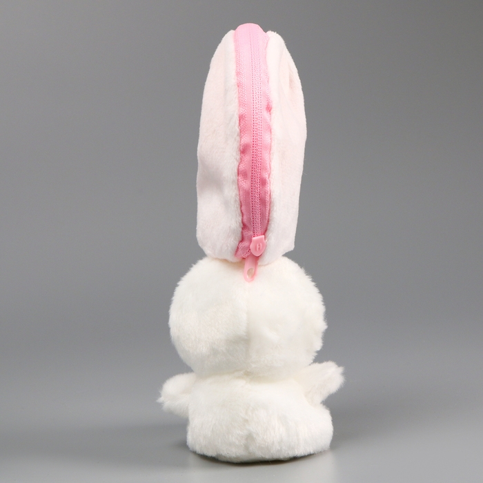 Мягкая игрушка &laquo;Зайка-клубника&raquo; на брелоке, 11 см