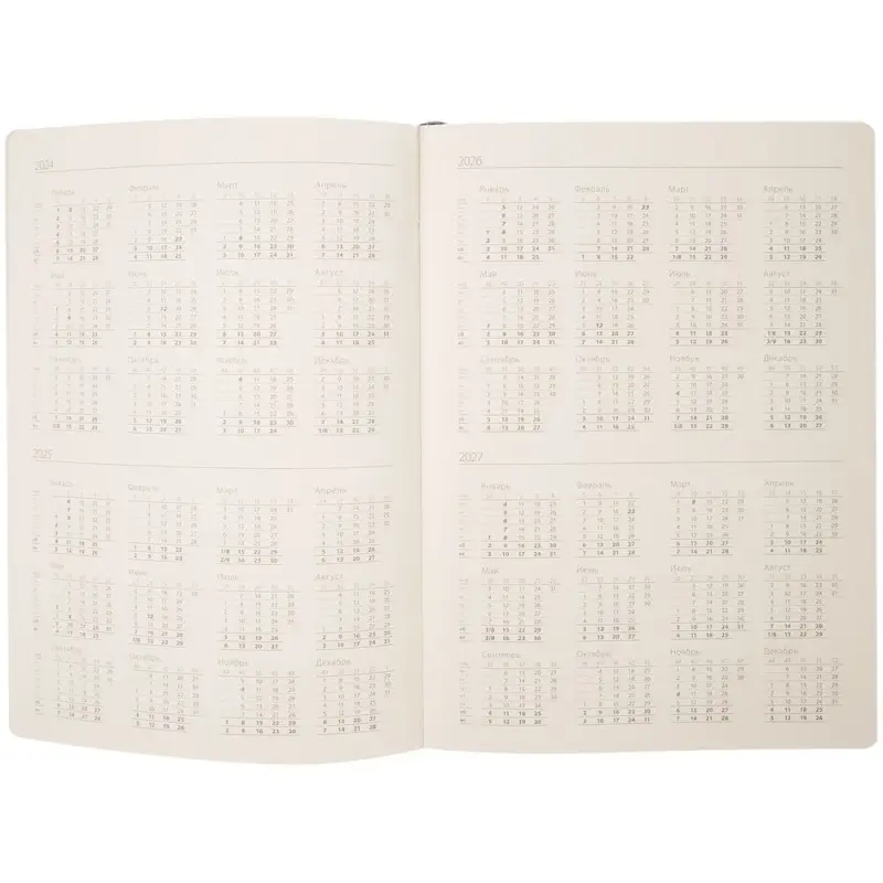 Ежедневник Petrus Flap, недатированный, черный