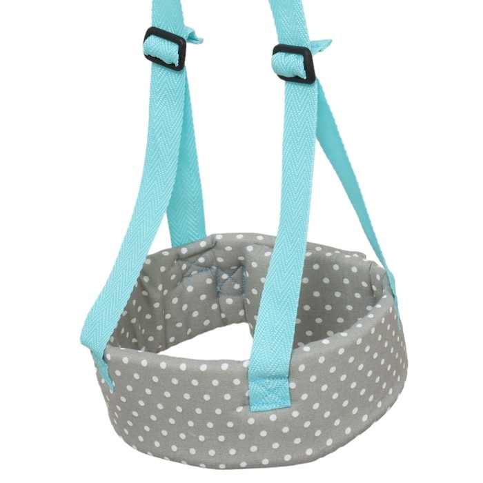 Вожжи детские №1, Серый горох, цвет серый Вожжи детские №1, Серый горох, цвет серый