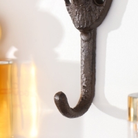 Крючок декоративный чугун "Кошка" 14х4,5х3,6 см Крючок декоративный чугун "Кошка" 14х4,5х3,6 см
