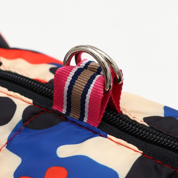 Комбинезон принтованный с замком на спине, размер 18 (ДС 31, ОГ 46, ОШ 38 см), красный