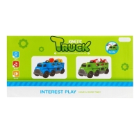 Грузовик TRUCK, с 2 машинками, световые и звуковые эффекты Грузовик TRUCK, с 2 машинками, световые и звуковые эффекты