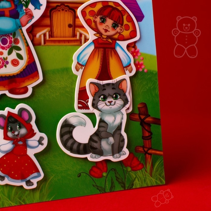 Игра на липучках &laquo;Театр по мотивам русской народной сказки &laquo;Репка&raquo;