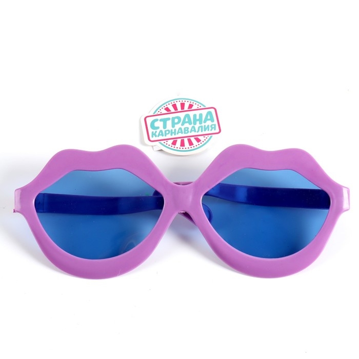 Очки-гигант &laquo;Поцелуй&raquo;, 26&times;10 см, цвета МИКС