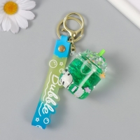 Брелок пластик с карабином, ремешком "Панда в лимонаде" водный с декором 4х4х6 см Брелок пластик с карабином, ремешком "Панда в лимонаде" водный с декором 4х4х6 см