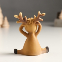 Сувенир полистоун "Лосик - не вижу, не слышу, не скажу" МИКС 7х3,5х7,5 см Сувенир полистоун "Лосик - не вижу, не слышу, не скажу" МИКС 7х3,5х7,5 см