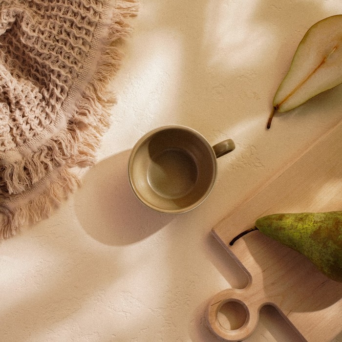 Кружка фарфоровая SL Home &laquo;Песчаный бриз&raquo;, 90 мл, цвет бежевый