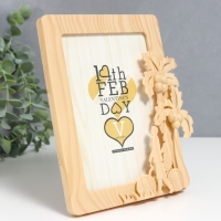 Фоторамка пластик под дерево 12х17 см "Прогулка под пальмами" 17,7х21 см Фоторамка пластик под дерево 12х17 см "Прогулка под пальмами" 17,7х21 см