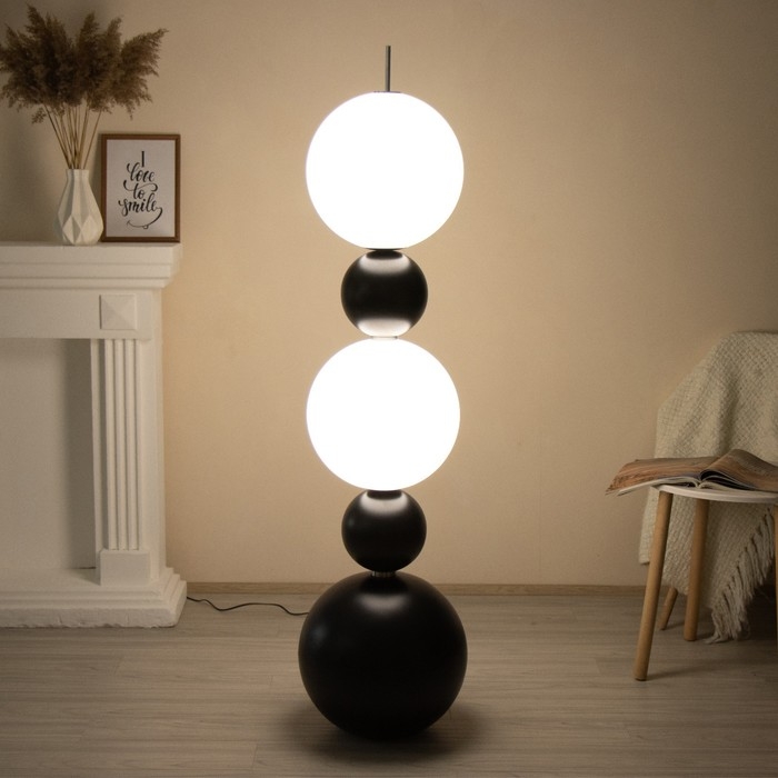 Торшер "Балби " LED 18Вт 4000К черный 40х40х158см