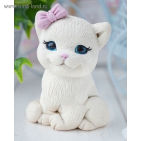 Силиконовая форма для мыла &laquo;Кошечка с бантиком&raquo;