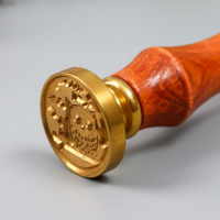 Печать для сургуча с деревянной ручкой "Совёнок на веточке" 9х3х3 см Печать для сургуча с деревянной ручкой "Совёнок на веточке" 9х3х3 см