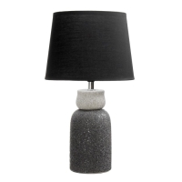 Настольная лампа "Патара" E14 40Вт серый 22х22х32 см RISALUX