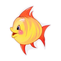 Набор для оформления "Весёлые морские обитатели" 10 деталей, 14,5 х 14,5 см Набор для оформления "Весёлые морские обитатели" 10 деталей, 14,5 х 14,5 см