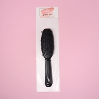 Расчёска массажная 5 &times; 22,5 см, цвет чёрный