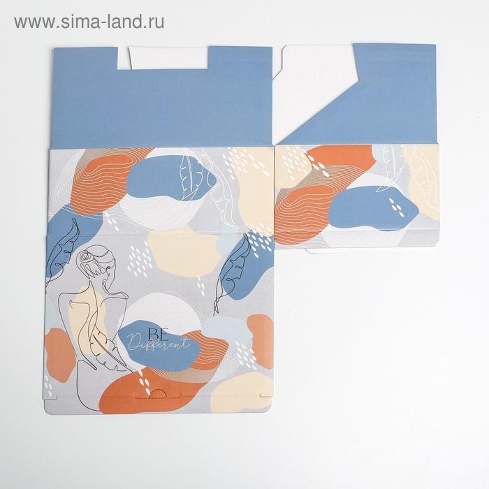 Коробка подарочная сборная, упаковка, &laquo;Силуэт&raquo;, 26 х 19 х 10 см