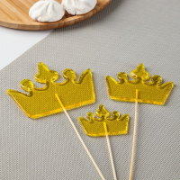 Силиконовый молд для леденцов и шоколада «Корона», 10×12 см, 7×9,5 см, 5,5×7 см, цвет прозрачный Силиконовый молд для леденцов и шоколада «Корона», 10×12 см, 7×9,5 см, 5,5×7 см, цвет прозрачный